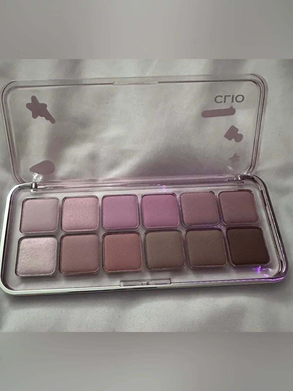 CLIO Pro Eye 07 Lavender Palette Air, 12-Color Eye Shadow Palette, Matte Shimmer
